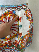 Load image into Gallery viewer, Dolce & Gabbana Carretto Siciliano Print Embossed Jacquard Mini Skirt XS Small 2 4