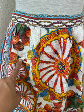 Load image into Gallery viewer, Dolce & Gabbana Carretto Siciliano Print Embossed Jacquard Mini Skirt XS Small 2 4