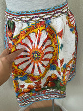 Load image into Gallery viewer, Dolce & Gabbana Carretto Siciliano Print Embossed Jacquard Mini Skirt XS Small 2 4