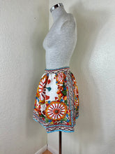 Load image into Gallery viewer, Dolce & Gabbana Carretto Siciliano Print Embossed Jacquard Mini Skirt XS Small 2 4