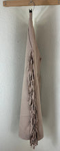 Load image into Gallery viewer, MSGM Beige Double Crepe Cady Fringe Wide Leg Trousers Pants in Italy Size S M 6