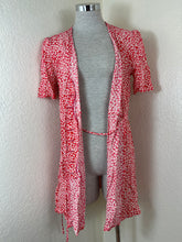 Load image into Gallery viewer, Rouje Paris Gabin Wrap Midi Dress Red Floral Ditsy Button Up Size FR 40 US Small M 6 8