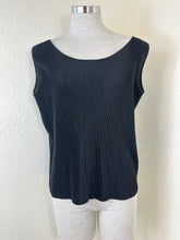 Load image into Gallery viewer, Archival Minimalist Pleats Please Issey Miyake Black Pleated Tank Top Small 3