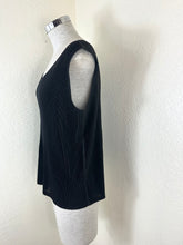 Load image into Gallery viewer, Archival Minimalist Pleats Please Issey Miyake Black Pleated Tank Top Small 3