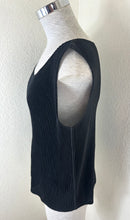 Load image into Gallery viewer, Archival Minimalist Pleats Please Issey Miyake Black Pleated Tank Top Small 3