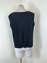 Load image into Gallery viewer, Archival Minimalist Pleats Please Issey Miyake Black Pleated Tank Top Small 3