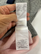 Load image into Gallery viewer, GANNI Cashmere Mix Sleeveless Polo Knit Vest Frost Gray Pink Size S XS 0 2 4 Butterfly