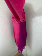 Load image into Gallery viewer, Sacai Luck 2014 SS Archival Fuchsia Pink Hybrid Silk Back Knit Top Sweater Small 2 4