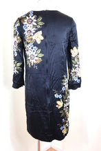 Load image into Gallery viewer, ERDEM Black Floral Long Sleeve Silk Romantic Dress Small 0 2 4