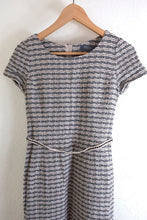 Load image into Gallery viewer, Vintage FRANCO FERRARO Short Sleeves Mini Tweed Belted Dress XS Small 0 1 2