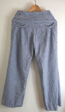 Load image into Gallery viewer, NWT TSUMORI CHISATO Issey Miyake Cotton Stripes High Rise Pants Jeans Trouser S 0 1 2