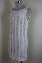 Load image into Gallery viewer, Vintage Rare GINA TRICOT White Knitted Crochet White Mini Doll Sleeveless Dress XS Small 0 2 4