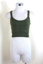 Load image into Gallery viewer, NWT House of Harlow Green Knitted Tank Top Blouse Shirt Small Medium 4 6 7