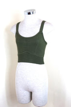 Load image into Gallery viewer, NWT House of Harlow Green Knitted Tank Top Blouse Shirt Small Medium 4 6 7