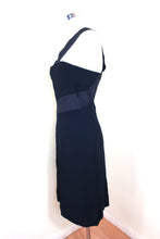 Load image into Gallery viewer, NWT EMPORIO ARMANI Black One Shoulder Cocktail LBD Mini Dress Small 38 4 5 6