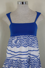 Load image into Gallery viewer, Junior GAULTIER JPG Blue White Girl's SLeeveless Tank Dress 12A Women Small 0 2 4