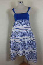 Load image into Gallery viewer, Junior GAULTIER JPG Blue White Girl's SLeeveless Tank Dress 12A Women Small 0 2 4