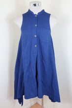 Load image into Gallery viewer, Vintage ROMEO GIGLI G Assymetrical Blue Sleeveless Tank SUmmer Dress Small 0 2 4