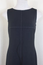 Load image into Gallery viewer, CYRILLUS Black Contrast Stitch Wool Sleeveless Dress Small 38 4 5 6