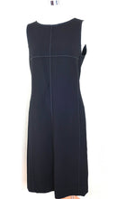 Load image into Gallery viewer, CYRILLUS Black Contrast Stitch Wool Sleeveless Dress Small 38 4 5 6