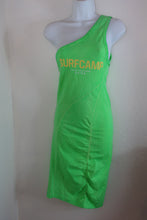 Load image into Gallery viewer, DSQUARED2 Surf Camp Green One Off Shoulder Sports Beach Dress XS 0 1 2