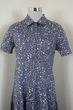 Load image into Gallery viewer, LAURA ASHLEY Floral Collared Short Sleeves Blue Dress Small 4 5 6