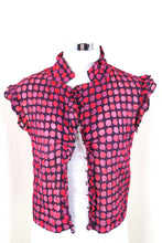 Load image into Gallery viewer, Vintage CHANEL Purple Mesh Silk Button Blazer Top Blouse XS Small 34 0 2 4