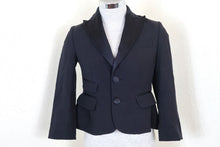 Load image into Gallery viewer, DSQUARED2 Black Collar Wool Cotton Blend Blazer Jacket XS Small 0 2 4