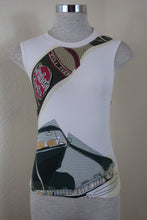 Load image into Gallery viewer, Vintage CHRISTIAN DIOR Boutique GALLANO Bici Taxi Tank Top Shirt Tee Small 36 2 3 4