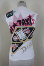 Load image into Gallery viewer, Vintage CHRISTIAN DIOR Boutique GALLANO Bici Taxi Tank Top Shirt Tee Small 36 2 3 4