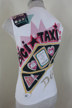 Load image into Gallery viewer, Vintage CHRISTIAN DIOR Boutique GALLANO Bici Taxi Tank Top Shirt Tee Small 36 2 3 4