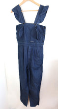 Load image into Gallery viewer, MIU MIU Blue Denim Tactical Jumpsuit Dress Jeans 24 Small 0 2 4 $3400