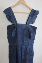 Load image into Gallery viewer, MIU MIU Blue Denim Tactical Jumpsuit Dress Jeans 24 Small 0 2 4 $3400