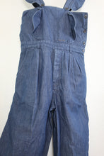 Load image into Gallery viewer, MIU MIU Blue Denim Tactical Jumpsuit Dress Jeans 24 Small 0 2 4 $3400
