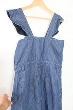 Load image into Gallery viewer, MIU MIU Blue Denim Tactical Jumpsuit Dress Jeans 24 Small 0 2 4 $3400