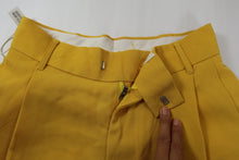 Load image into Gallery viewer, BOTTEGA VENETA Canary Yellow Wide Leg Pants Jeans Trousers Small 38 4 6