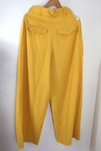 Load image into Gallery viewer, BOTTEGA VENETA Canary Yellow Wide Leg Pants Jeans Trousers Small 38 4 6