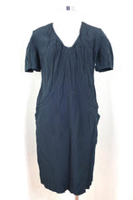 Load image into Gallery viewer, Vintage MARNI Greyish Green Short Sleeve Zip Dress sz 40 Small to M 6 7 8