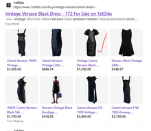 Load image into Gallery viewer, Vintage GIANNI VERSACE Smooth Light Lambskin Leather Dress Small 2 4 6