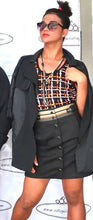 Load image into Gallery viewer, Louis VUITTON Black Signatures LV Monograms Black Coat Cape Jacket S 36 2 3 4 Small