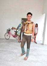 Load image into Gallery viewer, Vintage CHANEL Western Style Calfskin Leather Denim Pants Jeans sz. 36 4 5 6