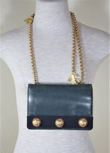 Load image into Gallery viewer, Vintage Salvatore FERRAGAMO Smooth Leather Bold Metail Chain Waist Belt Bag