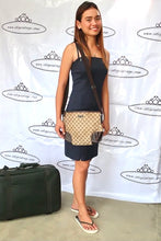 Load image into Gallery viewer, Vintage GIANNI VERSACE LBD Navy Blue Spaghetti Strap Zip Dress Small 2 3 4 26 40