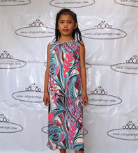 Load image into Gallery viewer, Emilio PUCCI Sleeveless Pink Blue White Rayon Paisley Dress sz 6 7 8 Medium