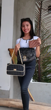Load image into Gallery viewer, Vintage Christian DIOR Logo Burgundy Tapestry canvas Metal Frame Small Clutch Purse Hand Bag