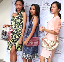 Load image into Gallery viewer, Vintage CELINE Burgundy Calf Skin Leather Box Sling SHoulder Bag