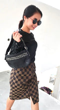 Load image into Gallery viewer, Vintage FENDI Roma FF Logo Monograms HIp Hop Classic Tessuto Pencil Skirt Sz 36 26 28