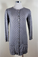 Load image into Gallery viewer, Vintage GUCCI Grey GG Logo Cashmere Sweater Cardigan Jacket S M 42 6 7 8
