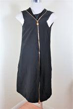 Load image into Gallery viewer, Gianni VERSACE Black Zip Dress Medium 46 6 7 8