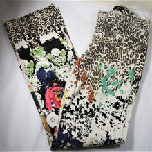 Load image into Gallery viewer, Vintage ROBERTO CAVALLI Floral Watercolor Hip Hop Cotton Pants Jeans S M 4 5 6 26 27